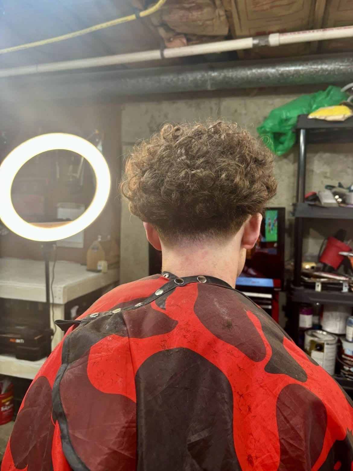 Curly haircut by Blessed by RB